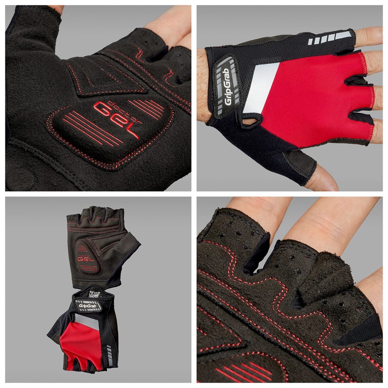 GripGrab SuperGel 6mm DoctorGel Padded Short Finger Summer Cycling Gloves Comfortable Cushioned Fingerless Bike Glove - Image 3